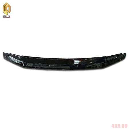 Дефлектор капота CA Plastic Classic черный для Volkswagen Teramont (2016-2025) № 2010010113469