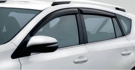 Дефлекторы окон оригинальные бронзовые для Toyota RAV4 (2012-2018) № WD451-X20ZC