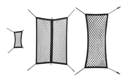 Комплект оригинальных сеток в багажник KODIAQ, чёрного цвета, Skoda Kodiaq 2017-2020 артикул 565065110G