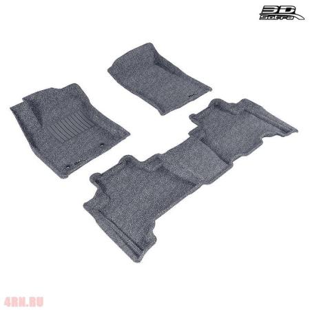 Коврики салона Sotra Liner 3D Lux серые для Toyota Land Cruiser Prado 150 (2012-2025) № ST 74-00577