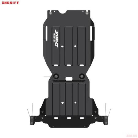 Защита КПП для Isuzu D-Max С вырезом D-Max (2012-2019) № 32.3154