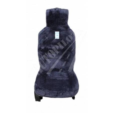 Накидка из натурального меха (овчина, короткий ворс, цельная шкура, Австралия) № С022