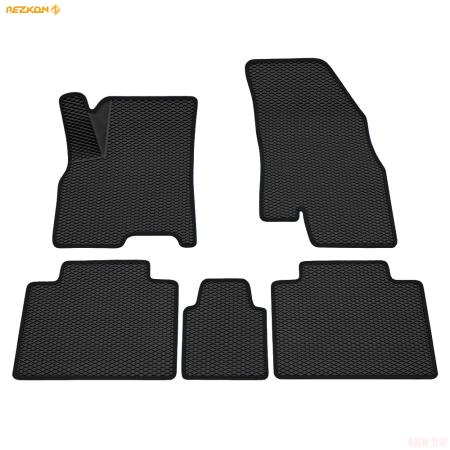 Коврики салона 3D EVA Ромб для Chery Arizzo 8 (2022-2025) с черным кантом № 9211045101