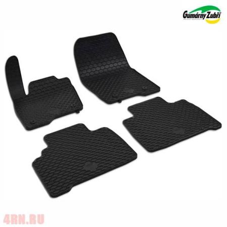 Коврики салона Gumarny Zubri резиновые для Ford S-Max (2015-2023) № ST 32-00383