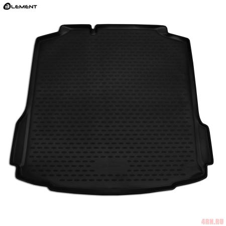 Коврик в багажник для Skoda Rapid лифтбэк (2017-2020) № ELEMENT4520B13