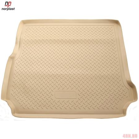 Коврик в багажник Norplast бежевый для Land Rover Discovery 4 (2009-2016) № NPL-P-46-05-B