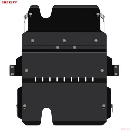 Защита двигателя КПП и раздаточной коробки для Toyota Land Cruiser 76 (2012-2025) № 24.2561