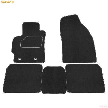 Коврики салона Rezkon текстильные для Toyota Corolla (2013-2018) № 2534015200