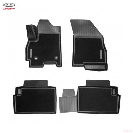 Коврики салона комбинированные оригинальные для Chery Tiggo 4 Pro (2020-2025) № NPCM002CCY06
