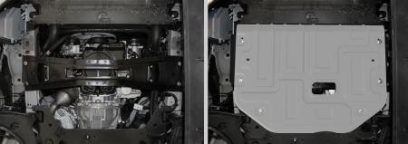 Защита двигателя и КПП для Ford Tourneo Custom FWD (2012-2023) № 333.1867.1