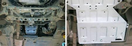 Защита КПП для Mercedes V-Class АКПП RWD (2014-2025) № 333.3939.1