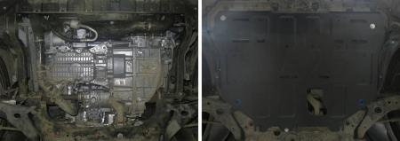 Защита двигателя и КПП для Ford Kuga (2013-2019) № 111.1860.1