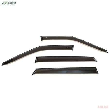 Дефлекторы окон для Kia Seltos (2020-2025) широкие № KE16020