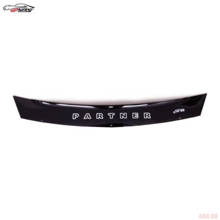 Дефлектор капота для Peugeot Partner (2007-2024) № PG21