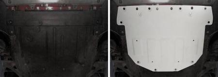 Защита двигателя и КПП для Land Rover Range Rover Evoque (2018-2025) без крепежа № 3.3129.1