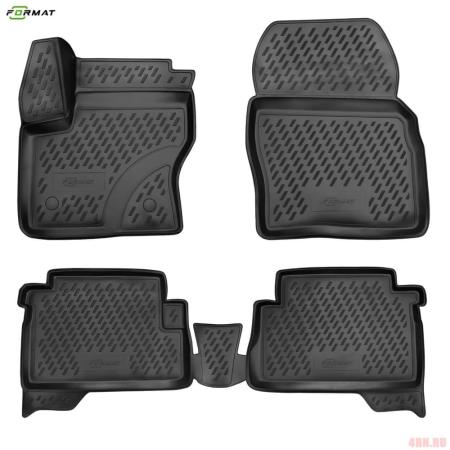 Коврики в салон 3D Format для Ford Kuga (2013-2019) № FORMAT.CARFRD00009k