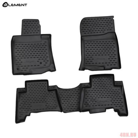 Коврики салона Element для Toyota Land Cruiser Prado 150 5 мест (2009-2013) № NLC.48.28.210k