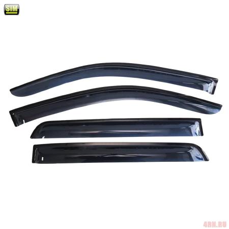 Дефлекторы боковых окон для Toyota Hilux Double Cab (2015-2025) № STOHIL1532