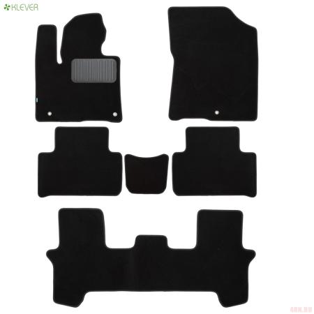 Коврики салона текстильные Premium для Kia Sorento (2020-2025) 6 шт. № KVR05.025.067.22110kh