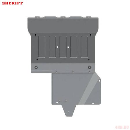 Защита картера и КПП для Mercedes V-Class (2017-2025) № 13.3439