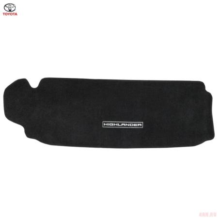 Коврик багажника текстильный оригинальный для Toyota Highlander (2020-2025) короткий № PT9264820320