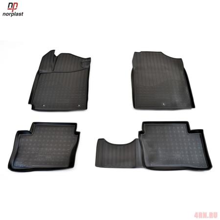 Коврики салона Norplast 3D для Kia Picanto (JA) (2017-2021) № NPA11-C43-360