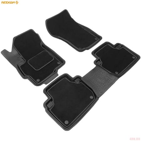 Коврики салона Rezkon Transformer резиновые для Mitsubishi Outlander (2012-2022) № 3024015100