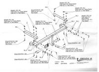 Фаркоп Imiola для Chevrolet Tracker (2013-2017) № O.044