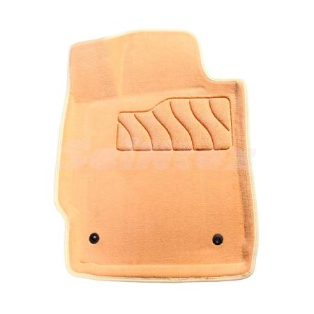 Коврики салона 3D текстильные для Toyota Camry (2006-2011) бежевые № 84111