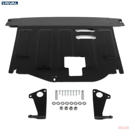 Защита картера (оцинкованная) для Kia Seltos (2020-2025) полный привод № ZZZ.2846.1