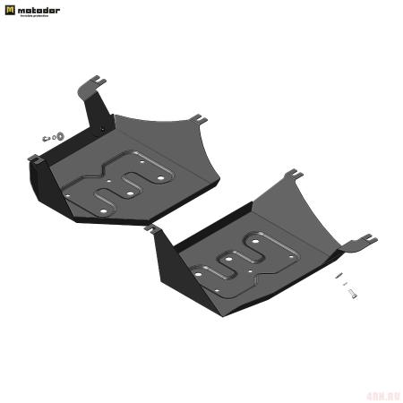 Защита топливного бака для Haval Dargo (2022-2025) № 73103