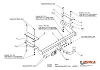 Фаркоп Imiola для Chevrolet Aveo T250 хэтчбек 3дв., 5дв. (2008-2012) № CH.010