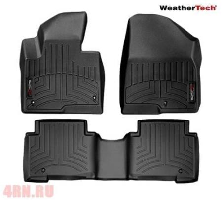 Коврики салона для Hyundai Santa Fe (2013-2018) № 44440-1-2