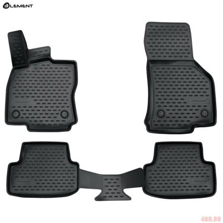 Коврики салона Element 3D для Volkswagen Golf 7 (2013-2019) серые № NLC.3D.51.44.211k