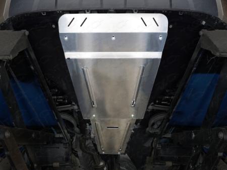 Защита картера для Porsche Cayenne (2018-2025) № ZKTCC00380