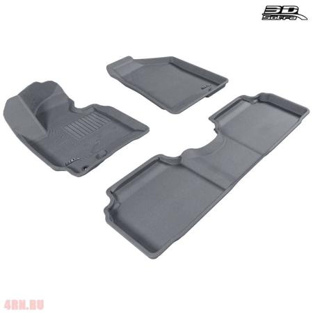 Коврики салона Sotra Liner 3D Lux серые для Kia Sportage (2010-2015) № ST 74-00445