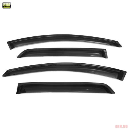 Дефлекторы боковых окон для Lada (ВАЗ) Vesta Cross универсал (2017-2025) № SVAZVESW1732