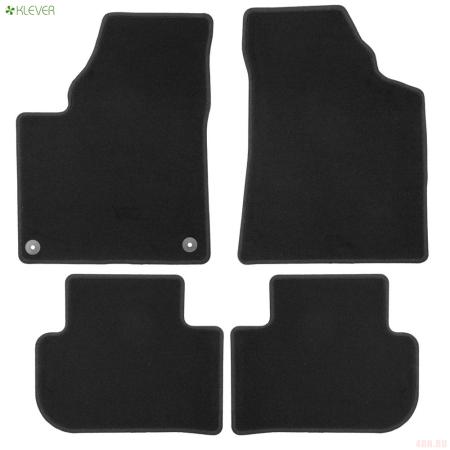 Коврики салона текстильные Econom для FAW Bestune T77 (2021-2025) № KLEVER0106201501200k