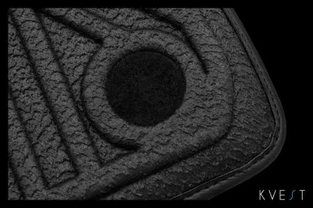 Коврики в салон 3D Kvest для Lexus LX (2015-2021) серые № KVESTLEX00002Kg2