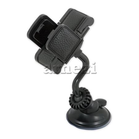 Держатель телефона 60-110мм на лобовое стекло/панель черный Arnezi артикул A0602010