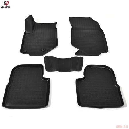 Коврики салона 3D для Peugeot 2008 (2019-2025) № NPA11-C64-235