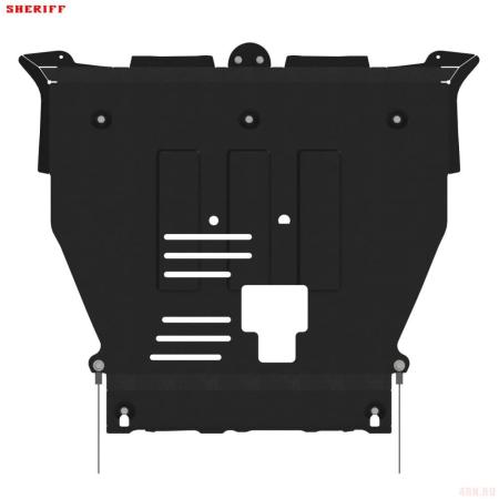 Защита картера и КПП для Hyundai Staria (2021-2025) № 10.5093