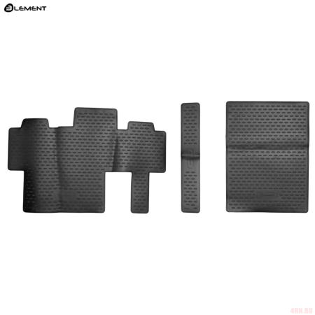 Коврики салона для Peugeot Traveller (2017-2025) 2-3 ряд 3 шт. № ELEMENTAN0275210