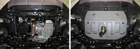 Защита двигателя и КПП для Geely Atlas (2018-2021) № 333.1914.1