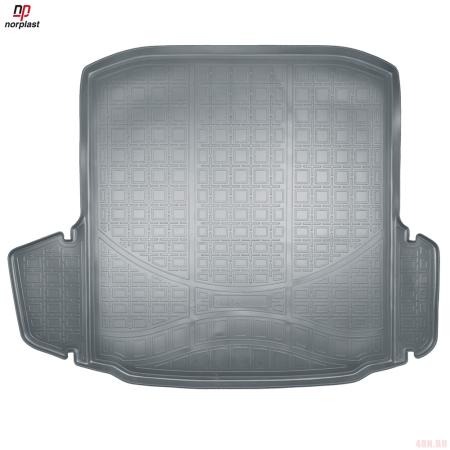 Коврик в багажник Norplast для Skoda Octavia A7 хетчбек (2013-2020) серый № NPA00-T81-400-G