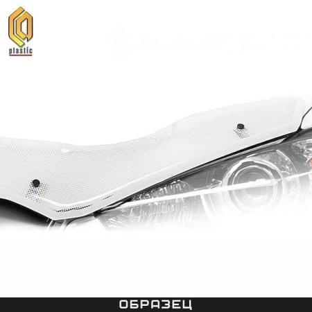 Дефлектор капота "Exclusive" шелкография белый для Nissan Patrol (2011-2024) № 2010060406122