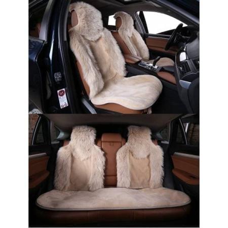 Комплект накидок из искусственного меха (комбинированный ворс) 3 шт № IBKOMP078