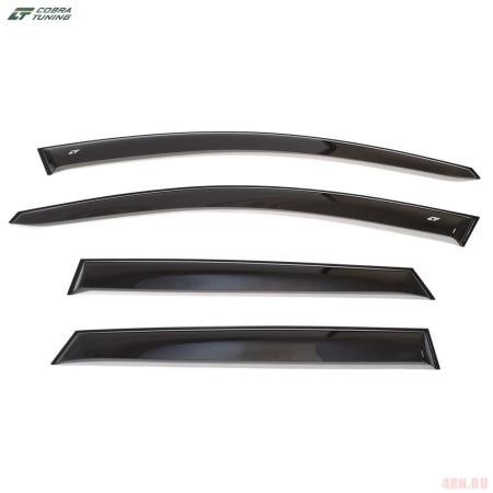 Дефлекторы окон для Kia Ceed хэтчбек 5дв. (2007-2012) широкие № KE10407