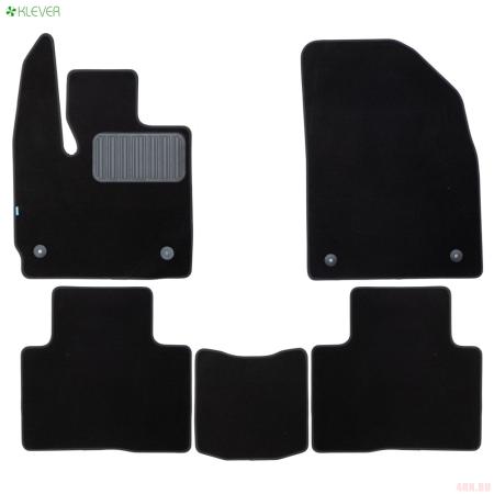 Коврики салона текстильные Premium для CHERYEXEED TXL (2020-2025) 5 шт. № KLEVER051060122110kh