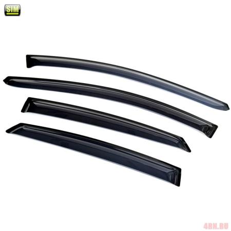 Дефлекторы боковых окон SIM для Hyundai i40 седан (2011-2019) № SHYI401132